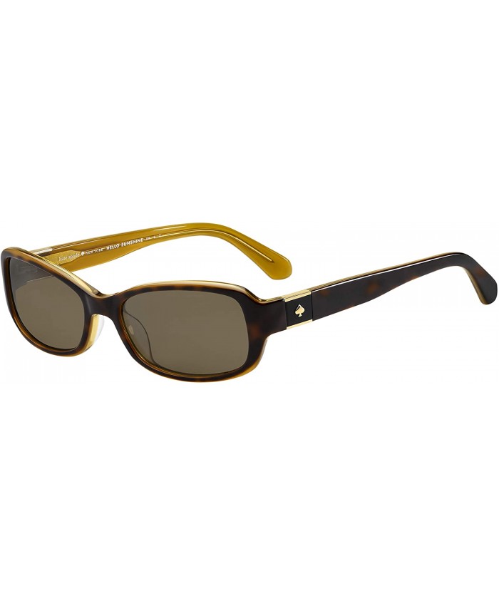 Kate Spade New York Women's Paxton2 S Polarized Cat Eye Sunglasses Dark Havana Lens-53 Bridge-17 B-33.7 ED-56 Temple-140