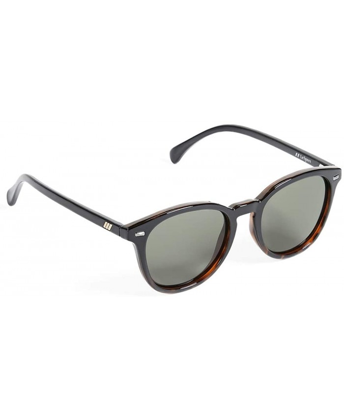 Le Specs Women's Bandwagon Sunglasses Black Tort Khaki Mono Polarize One Size