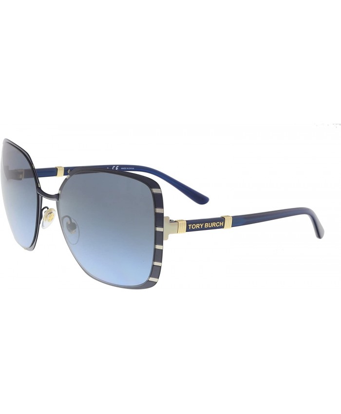 Tory Burch 0TY6055 57mm Midnight Navy Gold Blue Gradient One Size