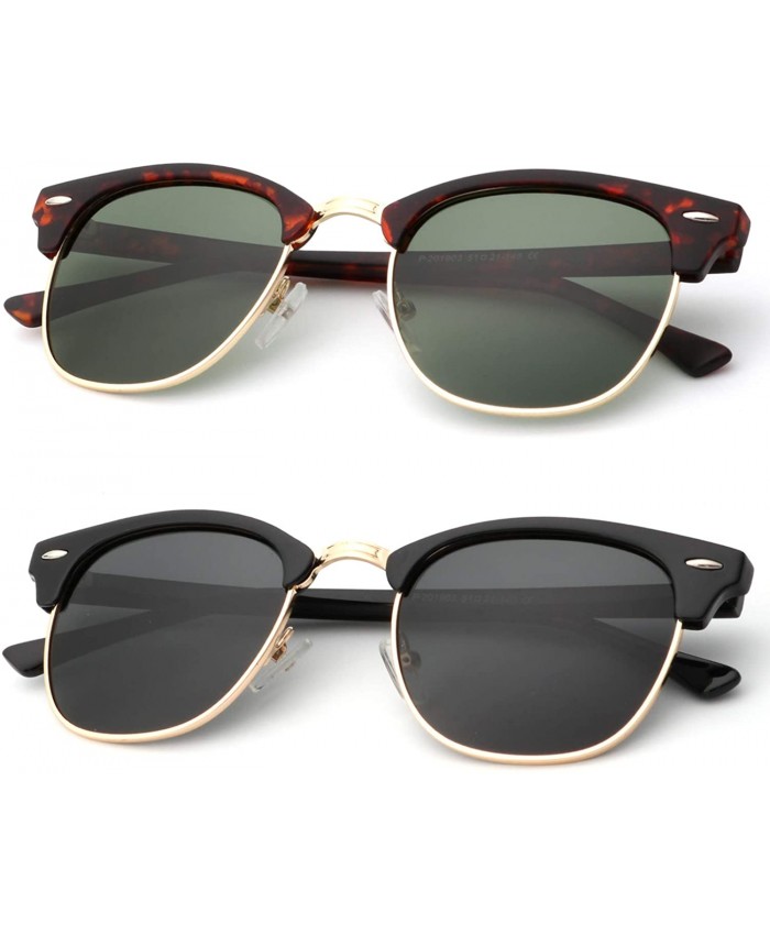 Unisex Polarized Retro Classic Trendy Stylish Sunglasses for Men Women Driving Sun glasses：100% UV Blocking