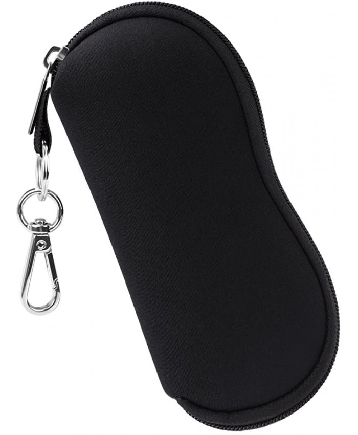 Fintie Glasses Case with Carabiner Ultra Light Portable Neoprene Zipper Sunglasses Soft Case at  Women’s Clothing store
