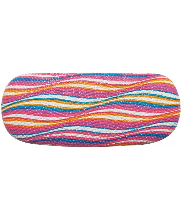 Glasses Case For Men & Women Bumpy Hard Shell Eyeglass Case Colorful Waves Pink at  Women’s Clothing store