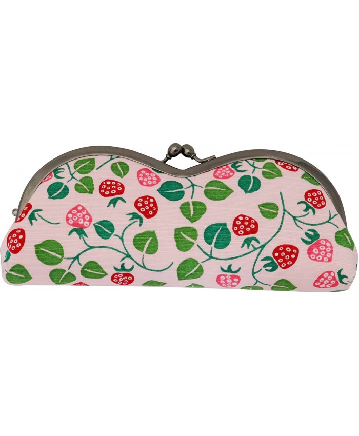 Japanese Pattern Eyeglasses Pouch Case Strawberry at  Men’s Clothing store