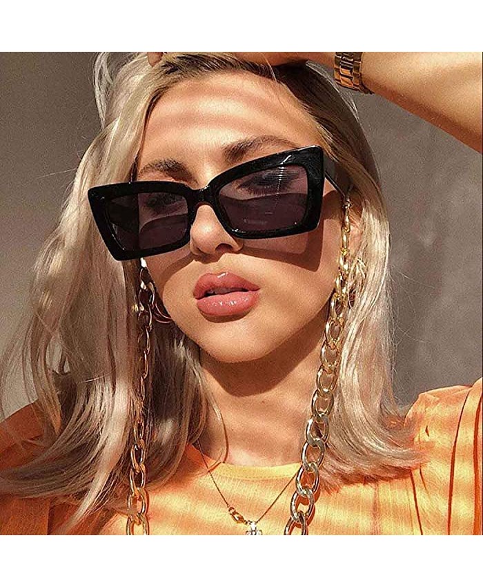 Aetorgc Punk Sunglassed Gold Chain Eyeglasses Necklaces Holder Strap Reading Glasses Chain for Women and Men