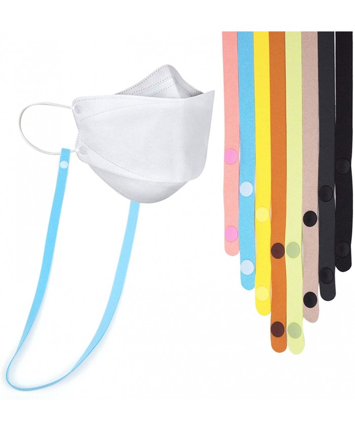CANDY 8 Pack - Face Mask Eyeglass Lanyard - Cotton 100% Convenient Washable Mask Holder Handy Suitable for All at  Men’s Clothing store