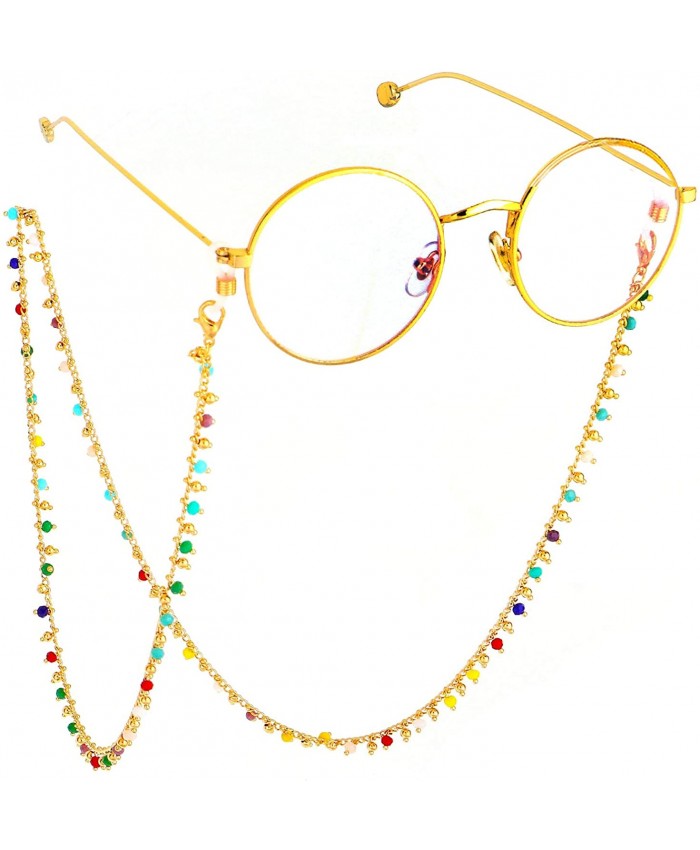 Eyeglass Chains for Women | Colored Beaded Sunglass straps Eyeglass Holder Sunglasses Cord Cute Sunglasses Chain for Women colored 11 at  Women’s Clothing store