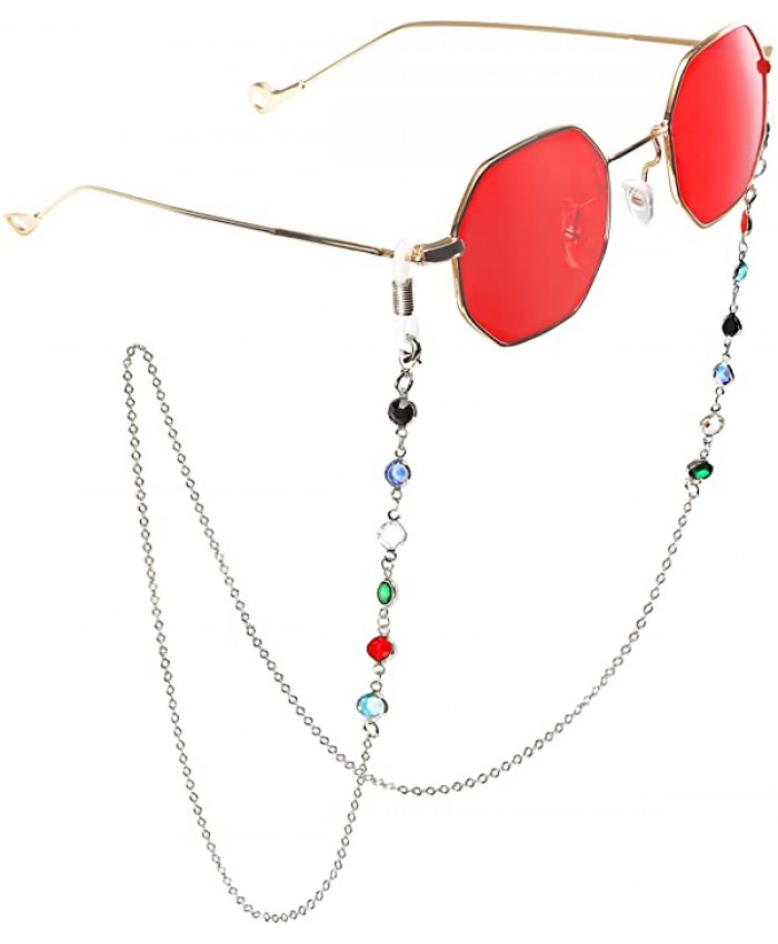 FEISEDY Eyeglasses Lanyards for Women Reading Glasses Fashion Lanyards Necklace - Eyewear Retainer B2525