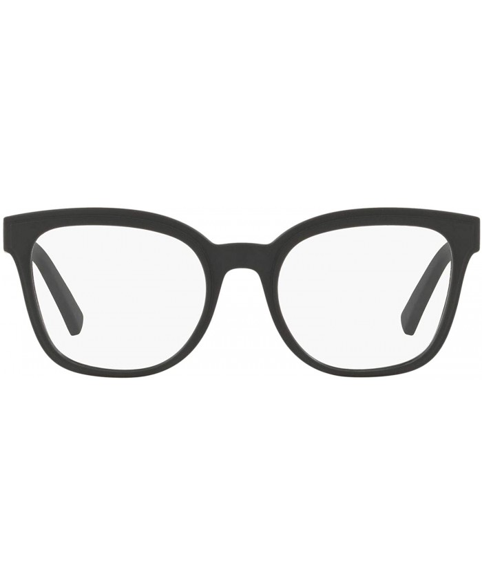 A|X Armani Exchange Women's AX3049 Round Prescription Eyeglass Frames Matte Black Demo Lens 52 mm