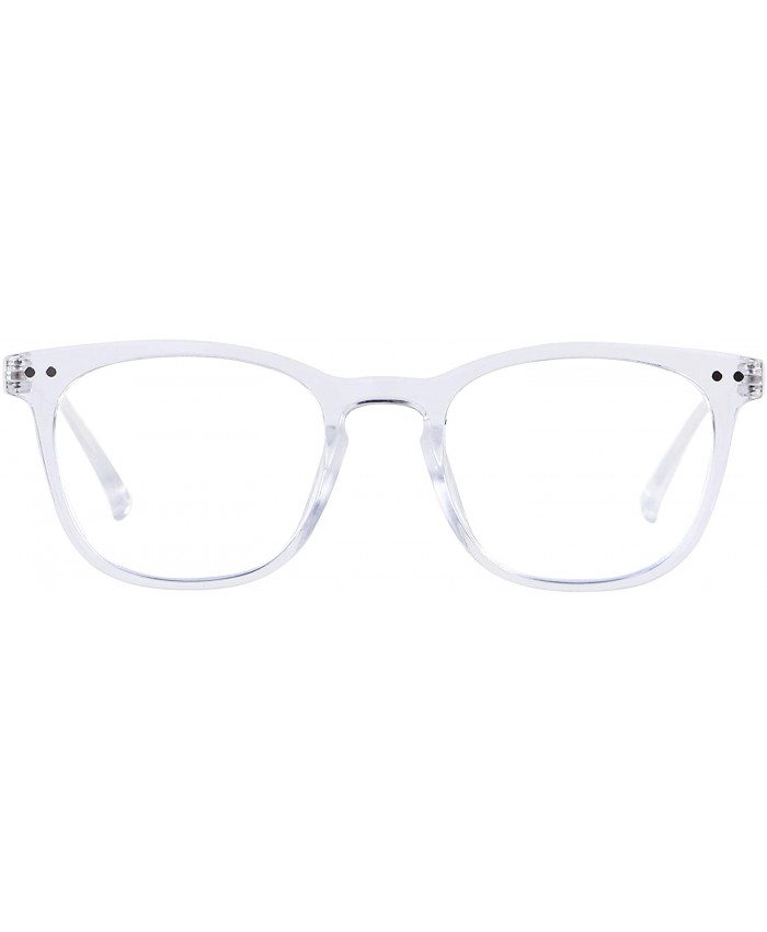 Blue Light Blocking Glasses Women Men Computer Small Face Clear Bluelight Blocker Eyeglasses Frame Square Crystal