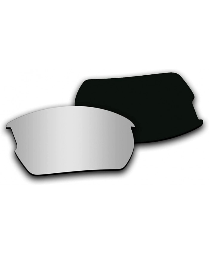 AHABAC Lenses Replacement for Wiley X Valor Frame Chrome Titanium Mirrored Coating - Polarized & Anti-Reflective & Water repel