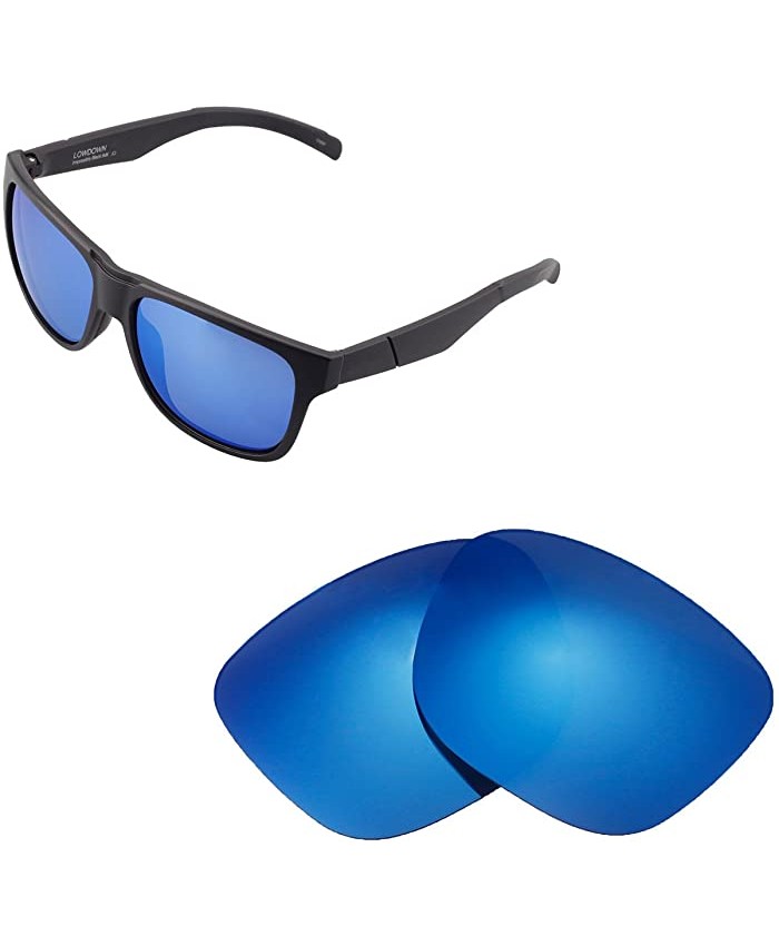 Walleva Replacement Lenses for Smith Lowdown Sunglasses - Multiple Options Available Ice Blue - Polarized