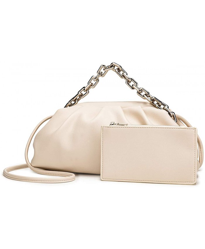 KL928 Clutch Purses for Women Small Crossbody Bag White Handbags