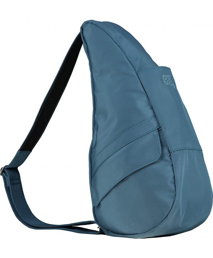 AmeriBag Classic Microfiber Healthy Back Bag Medium Nile Blue Handbags