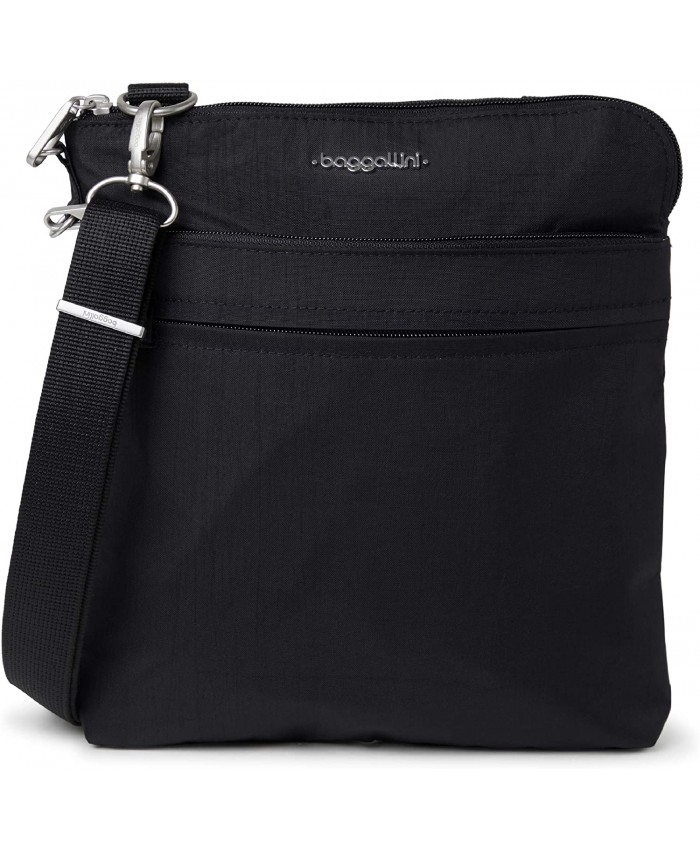 Baggallini Anti-Theft Harbor Crossbody Bag Black Handbags