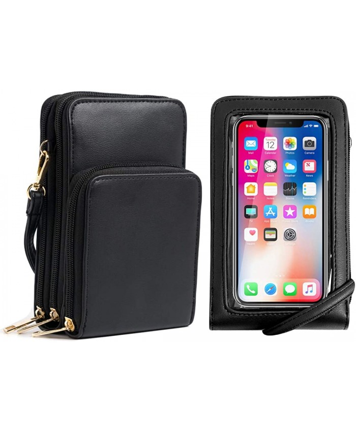 Crossbody Cell Phone Purse Touch Screen Womens Lightweight Wallet Messenger RFID Blocking Card Slot Handbags