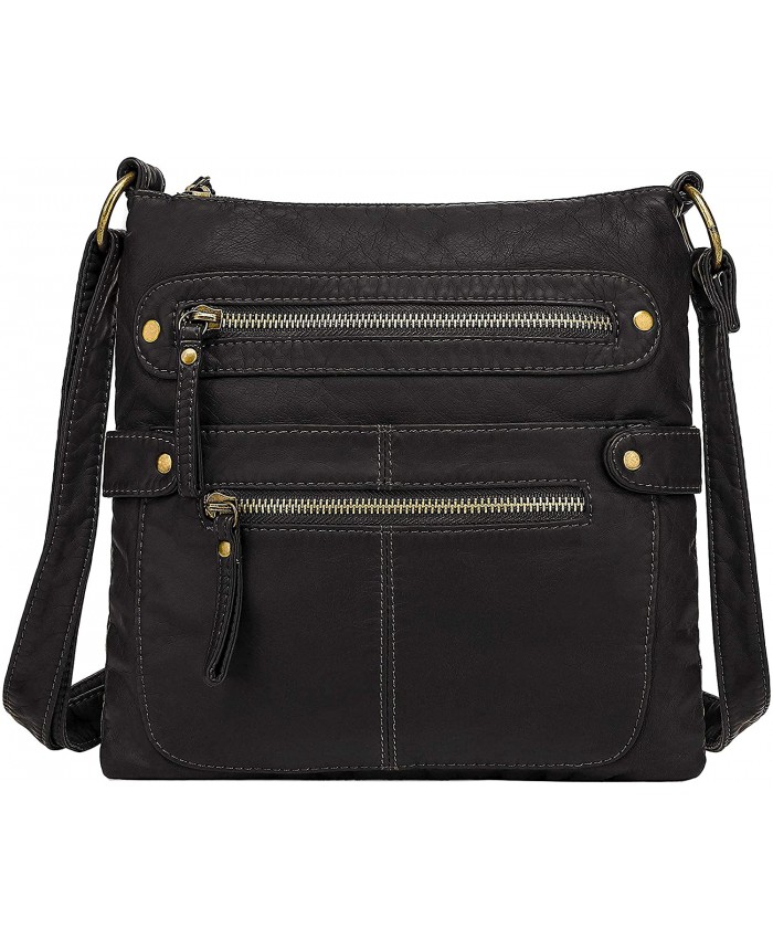Scarleton Small Crossbody Bags for Women Purses for women Handbag for Women Shoulder Bags for Women H182001 - Black Handbags