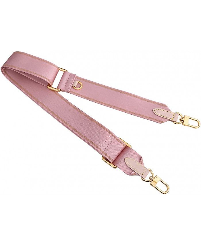 Tourdream Multi Pochette Accessories Adjustable Pink Bag Purse Strap for LV Crossbody Shoulder Multi Purpose Strap Wide Canvas Pink Handbags