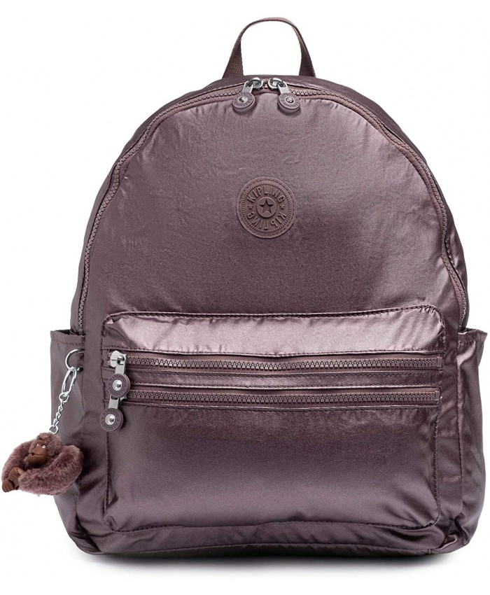 Kipling Bouree Small Backpack Popping Purple Mtlc