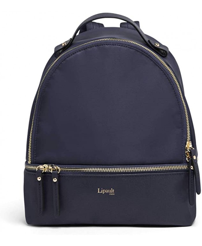 Lipault - Plume Avenue Backpack - Small Shoulder Purse Bag for Women - Night Blue