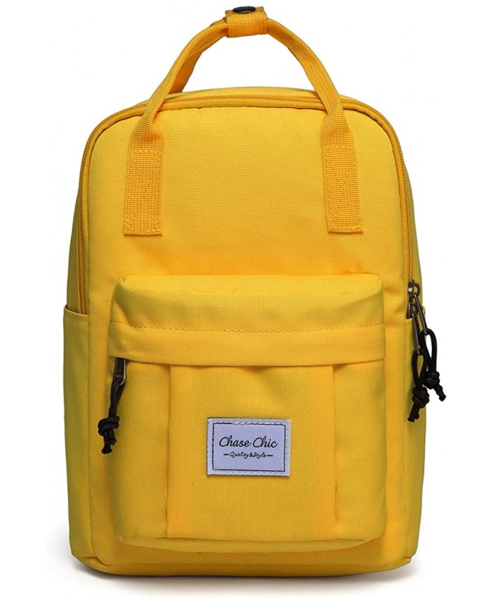 Mini Backpack for Girls Chasechic Cute Lightweight Fashion Small Rucksack Yellow
