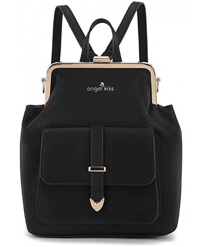 Mini Backpack Purse For Girls Women Small Cute Rucksack Anti Theft Lightweight Stylish Travel Bag Fashion Black