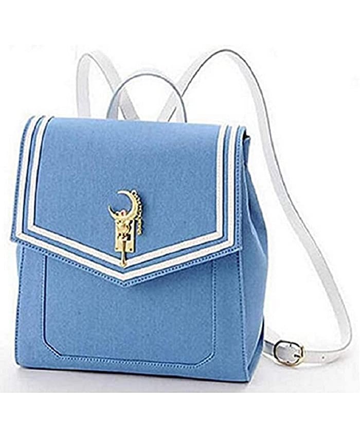 Ruotong Anime Blue Sailor Moon 20th Tsukino Usagi Women Backpack Bookbag Cosplay Schoolbag