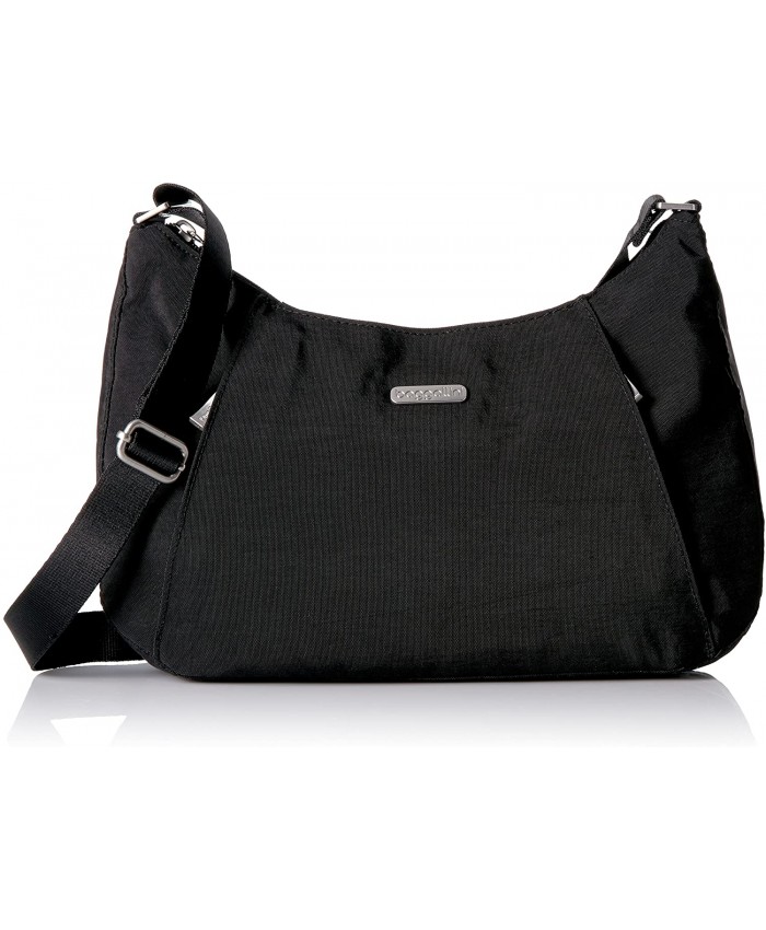 Baggallini womens Slim Crossbody hobo handbags Black One Size US