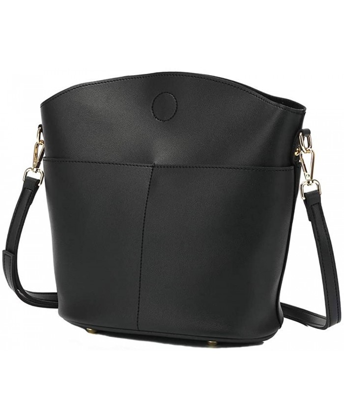 LL LOPPOP Designer Handbags for Women Black Bucket Purses Hobo Bucket Bags for Women 2027