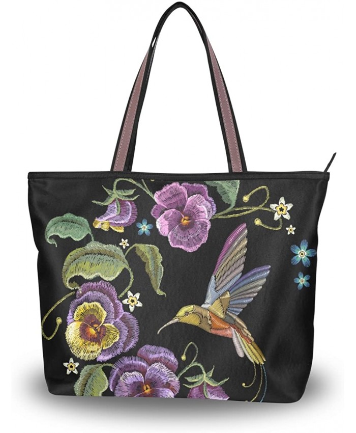 Women Shoulder Bag Large Satchel Handbag Tote Bags Purses Work Bag Ladies Zippered Weekend Shopping Bag