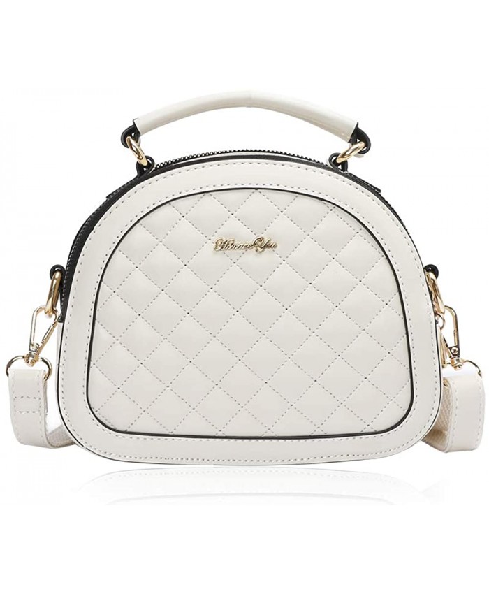 MICKORS Women Small Cute Crossbody Handbags and Purses Fashion PU Leather Shell Shoulder Bags