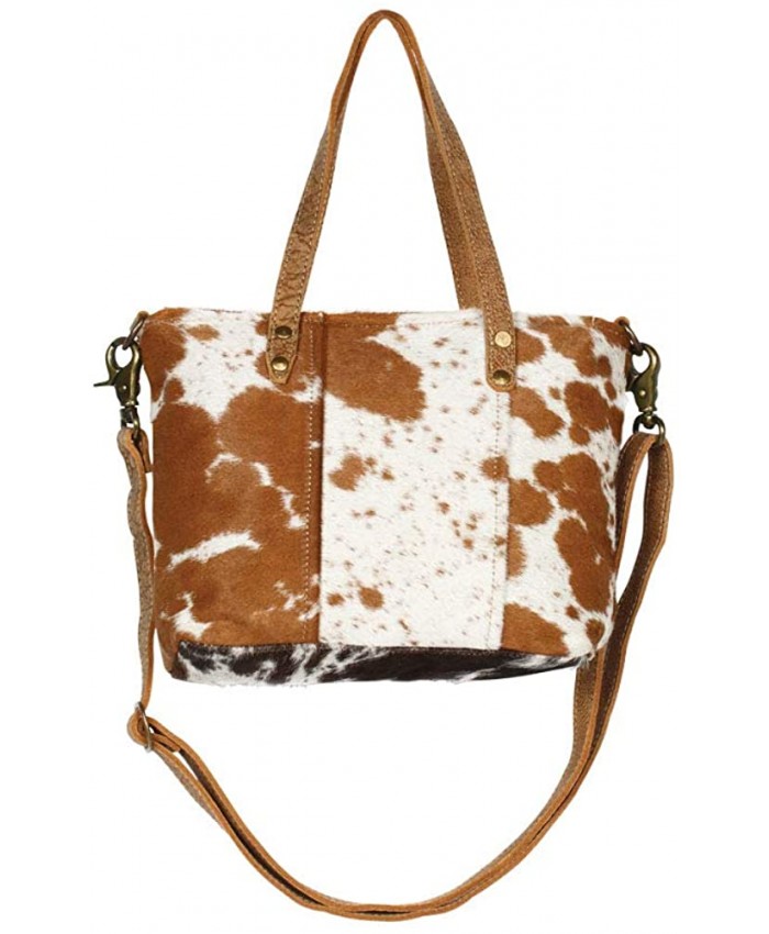 Myra Bag Aptitutde Cowhide & Leather Shoulder Bag S-1264 Handbags