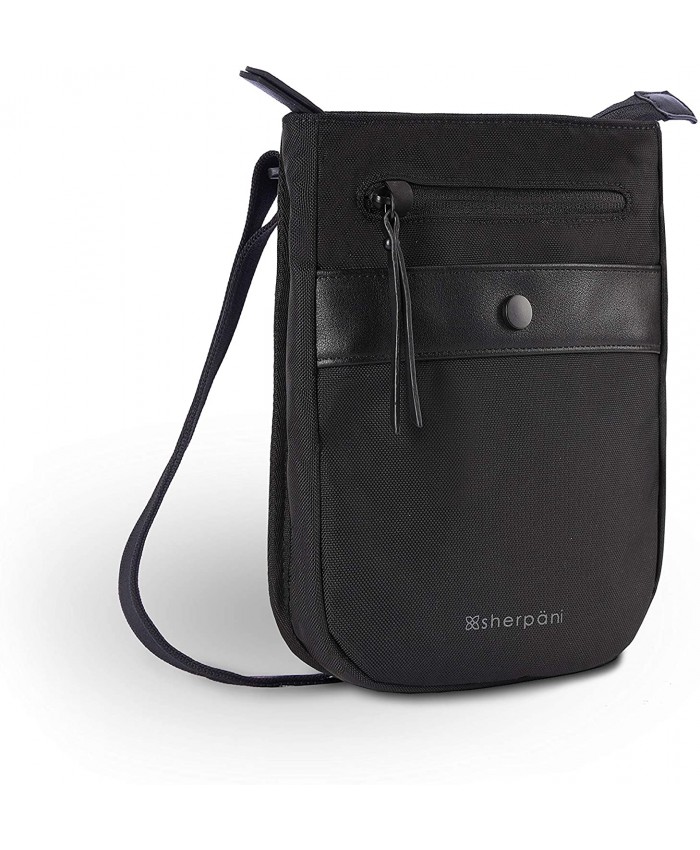 Sherpani Prima Anti Theft Crossbody Bag Travel Crossbody Purse Small Shoulder Bag Small Purse for Women RFID Protection Carbon Handbags