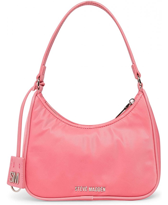 Steve Madden Paula Nylon Shoulder Bag Pink Handbags