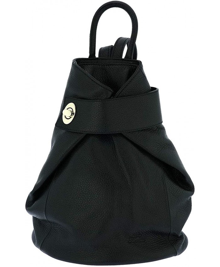 Fioretta Italian Genuine Leather Top Handle Backpack Purse Shoulder Bag Handbag For Women Handbags
