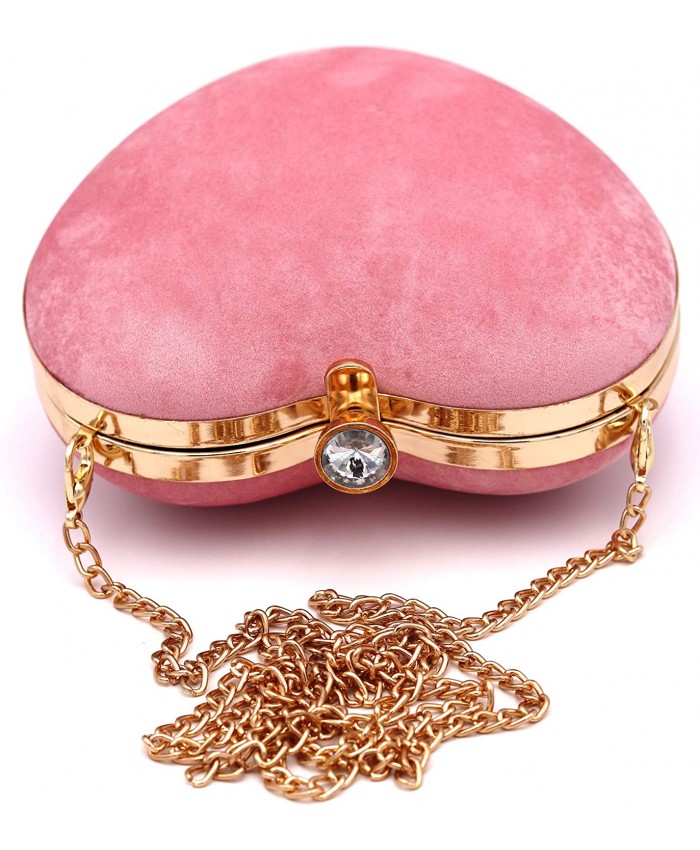 Pink Small Heart Shaped Purse Handbag Handbags
