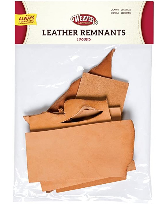 Weaver Leather Leather Remnant Bag Russet 1 lb.