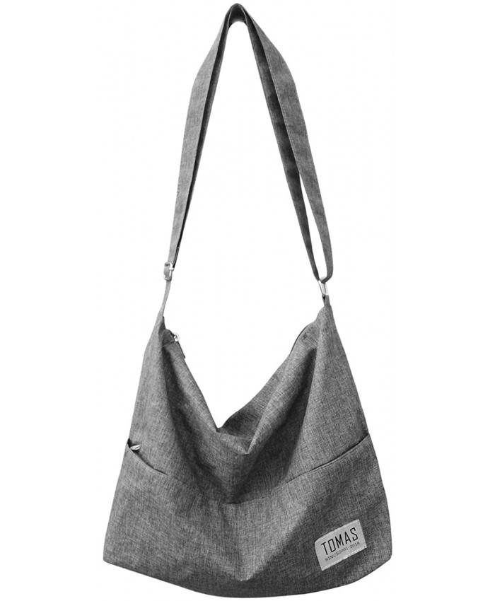 Canvas Bag TOMAS Women's Hobo Handbags Canvas Shoulder Bag Hobo Crossbody Bag Casual Tote Bag Purse Shopping Work Travel Bag