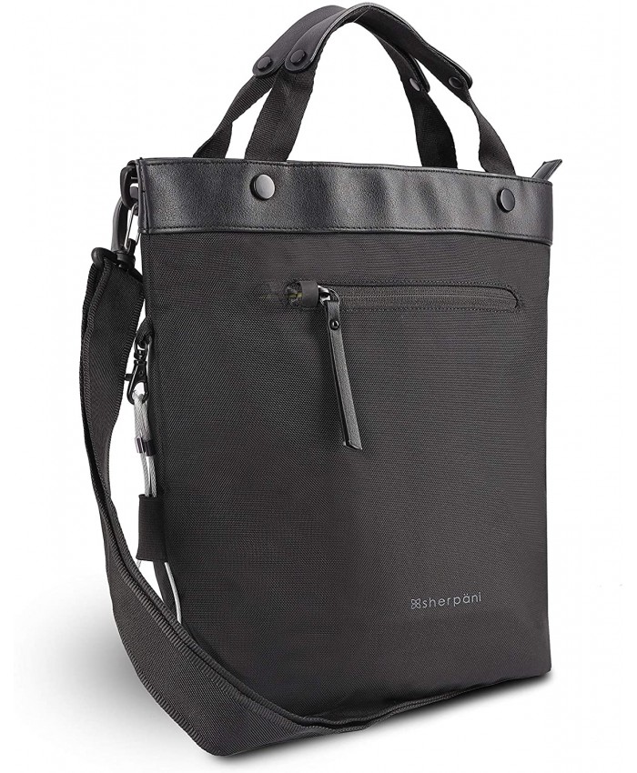 Sherpani Geo Anti Theft Crossbody Bag Travel Tote Bag Medium Shoulder Bag for Women Fits 10 Inch Tablet RFID Protection Carbon Handbags