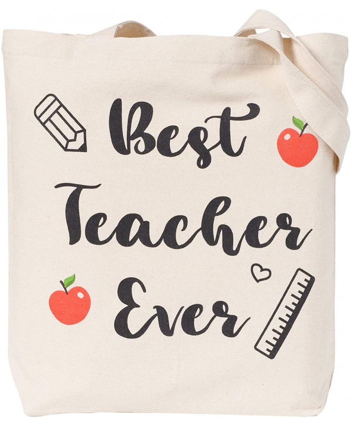 trycary Custom Teacher Tote Teacher Tote Teacher Tote Bag Personalized Canvas Bag Teacher Bag Teacher Gifts Canvas Tote Bag