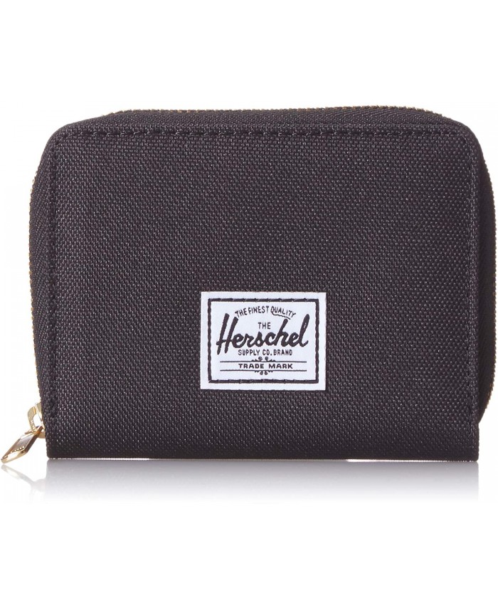 Herschel unisex adult Tyler Rfid Zip Wallet Black One Size US at Men’s Clothing store