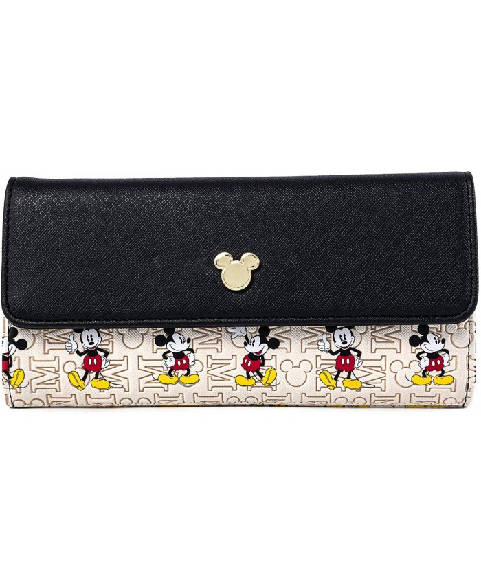 Loungefly Disney Mickey Mouse Hardware Faux Leather Wallet at  Women’s Clothing store