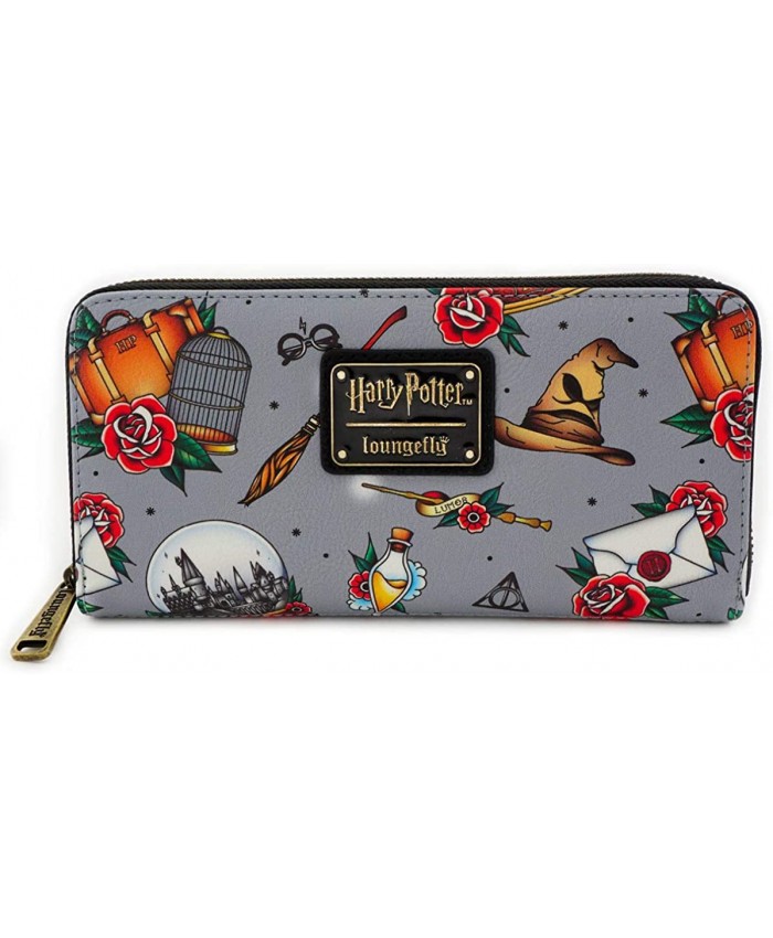 Loungefly Harry Potter Relics All Over Tattoo Print Wallet at  Women’s Clothing store