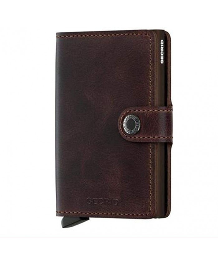 Secrid - Mini Wallet Genuine Leather RFID Safe Card Case for max 12 Cards