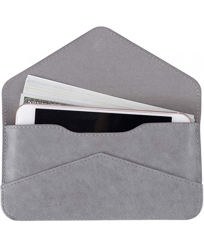 Women’s Card Wallet Envelope Style Credit Card Holder Cute Cash Wallet for Ladies Grey at  Women’s Clothing store