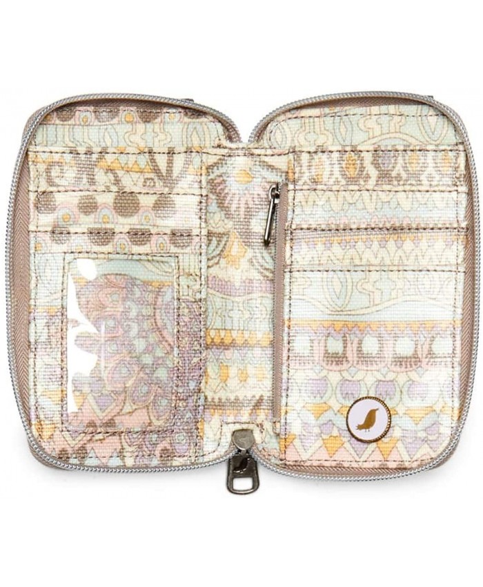 Sakroots One World Smartphone Wristlet Wallet Crossbody Handbag Pastel Owl Handbags
