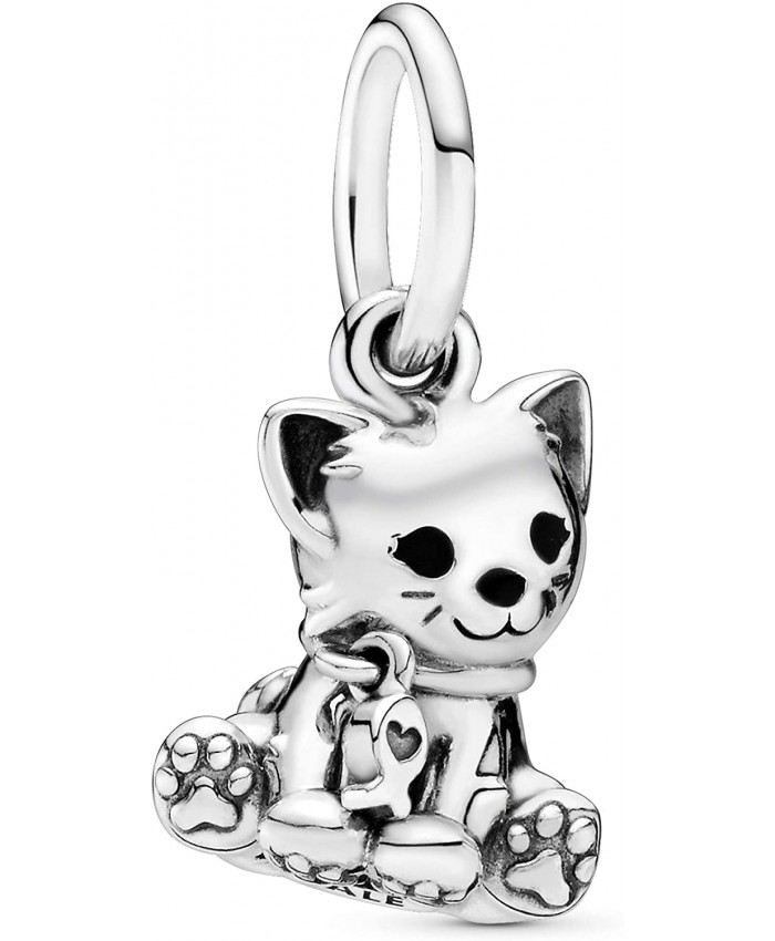 Pandora Jewelry Kitty-Cat Dangle Sterling Silver Charm