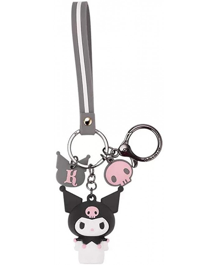 Adorable Premium Quality Cartoon Keychain Keyring Key Purse Handbag Charms Hello Kitty My Melody Kuromi Keroppi Badtz-Maru Cinnamoroll Pompompurin Kuromi at  Women’s Clothing store