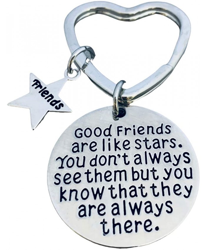 Best Friends Keychain-Good Friends Heart Keychain- Friend Jewelry- Perfect Gift for Friends at  Women’s Clothing store