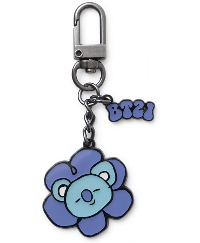 BT21 Flower Collection KOYA Character Metal Keychain Ring Holder at  Women’s Clothing store