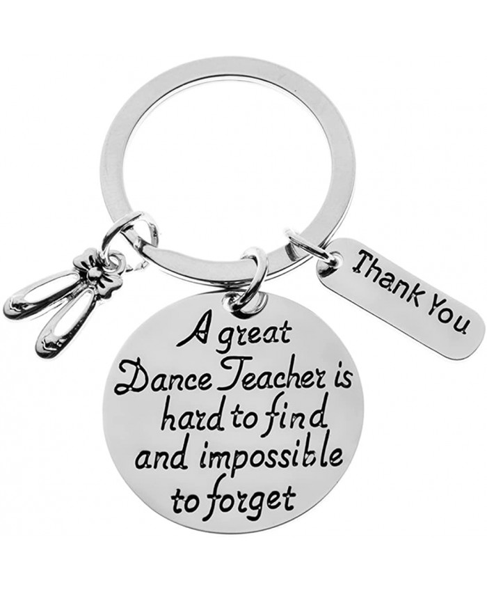 Dance Teacher Gift Dance Teacher Keychain- Dance Jewelry for Dance Instructors